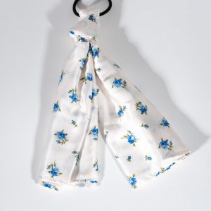 Rose Print Hair Tie