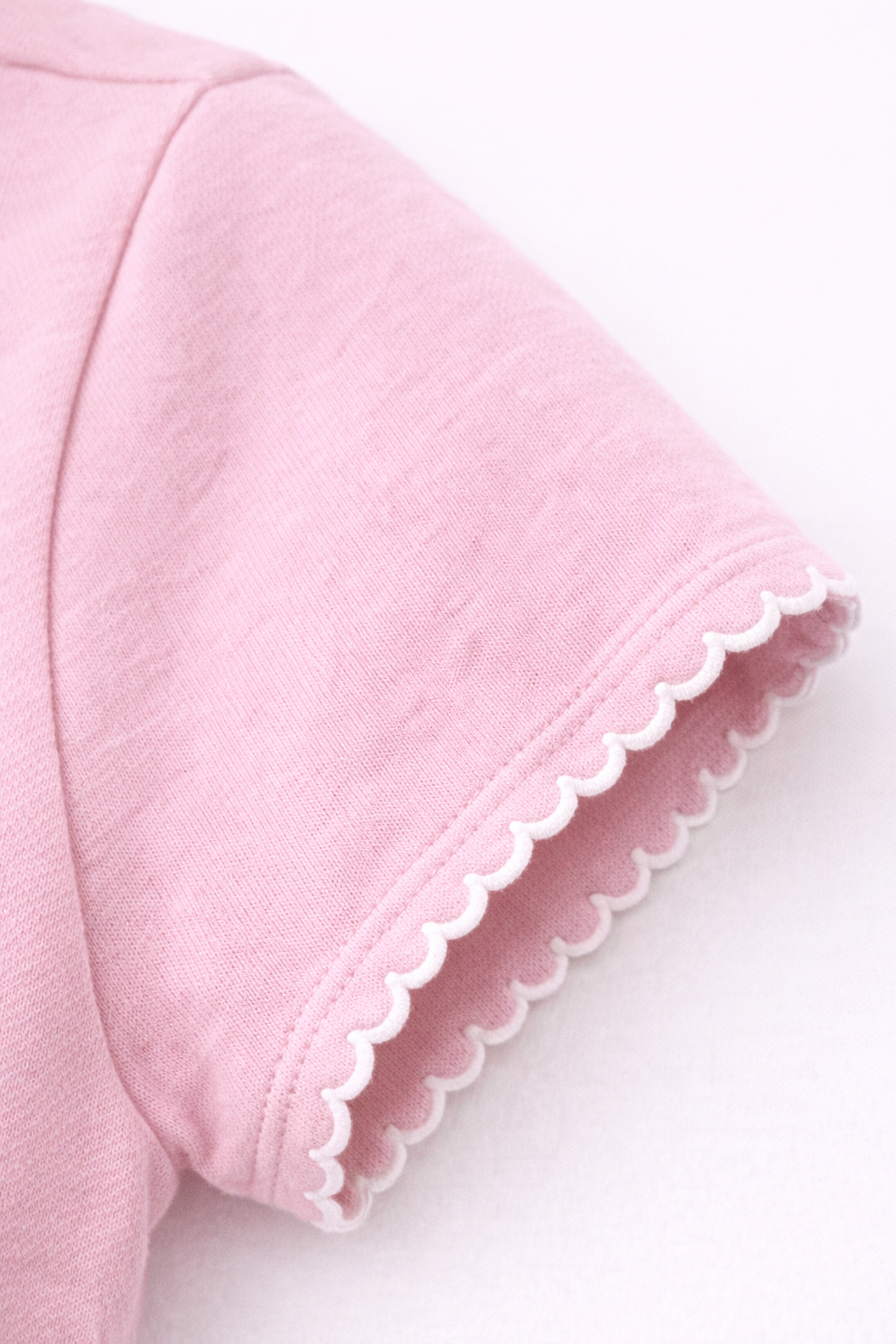 SCALLOPED EDGE SHORT SLEEVE POLO SHIRT - Image 4