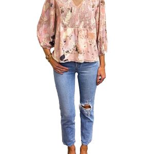 Misia Smocked Top