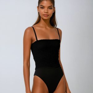 Smocked Cami Bodysuit
