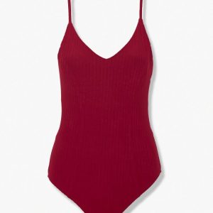 Lace-Back Cutout Bodysuit