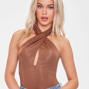 Twisted Halter Bodysuit