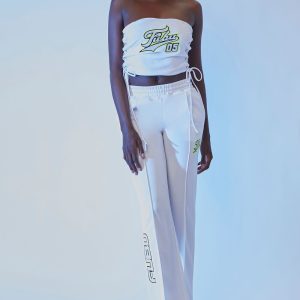 FUBU Embroidered Mesh Pants