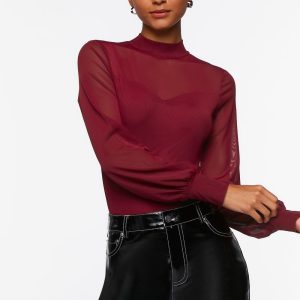 Sheer Illusion Neck Bodysuit