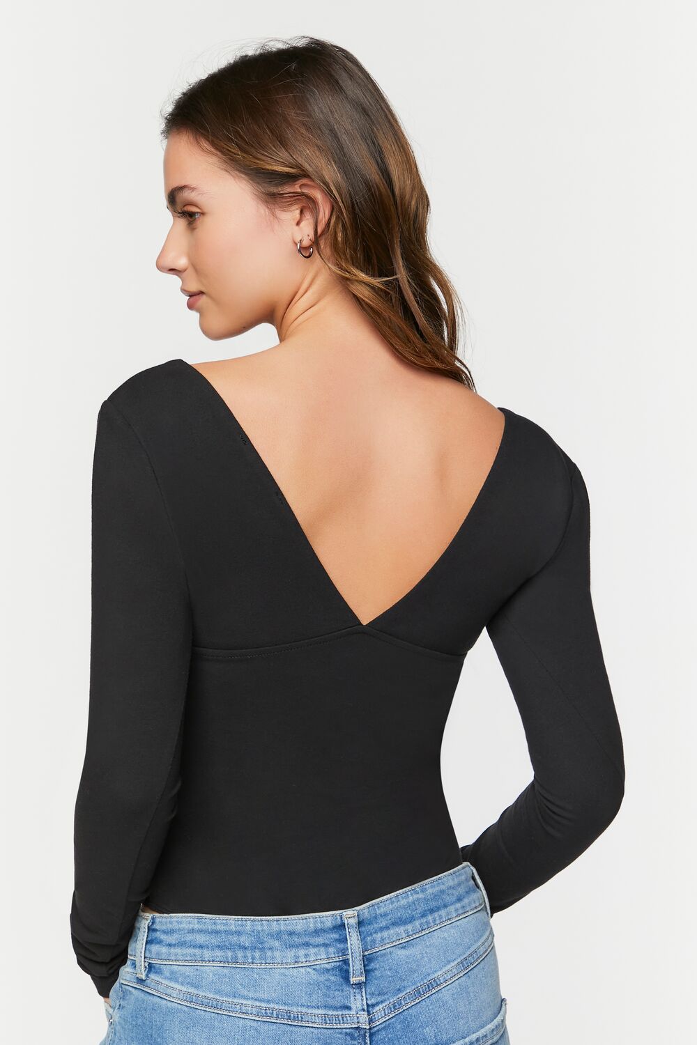 Underbust Long-Sleeve Bodysuit - Image 3