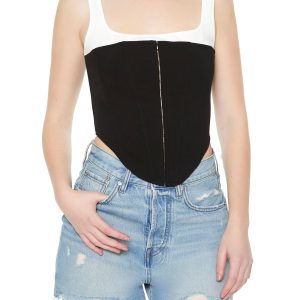 Lace-Up Corset Combo Top