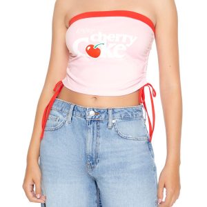 Cherry Coke Graphic Tube Top