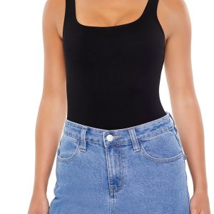 Ponte Knit Tank Bodysuit