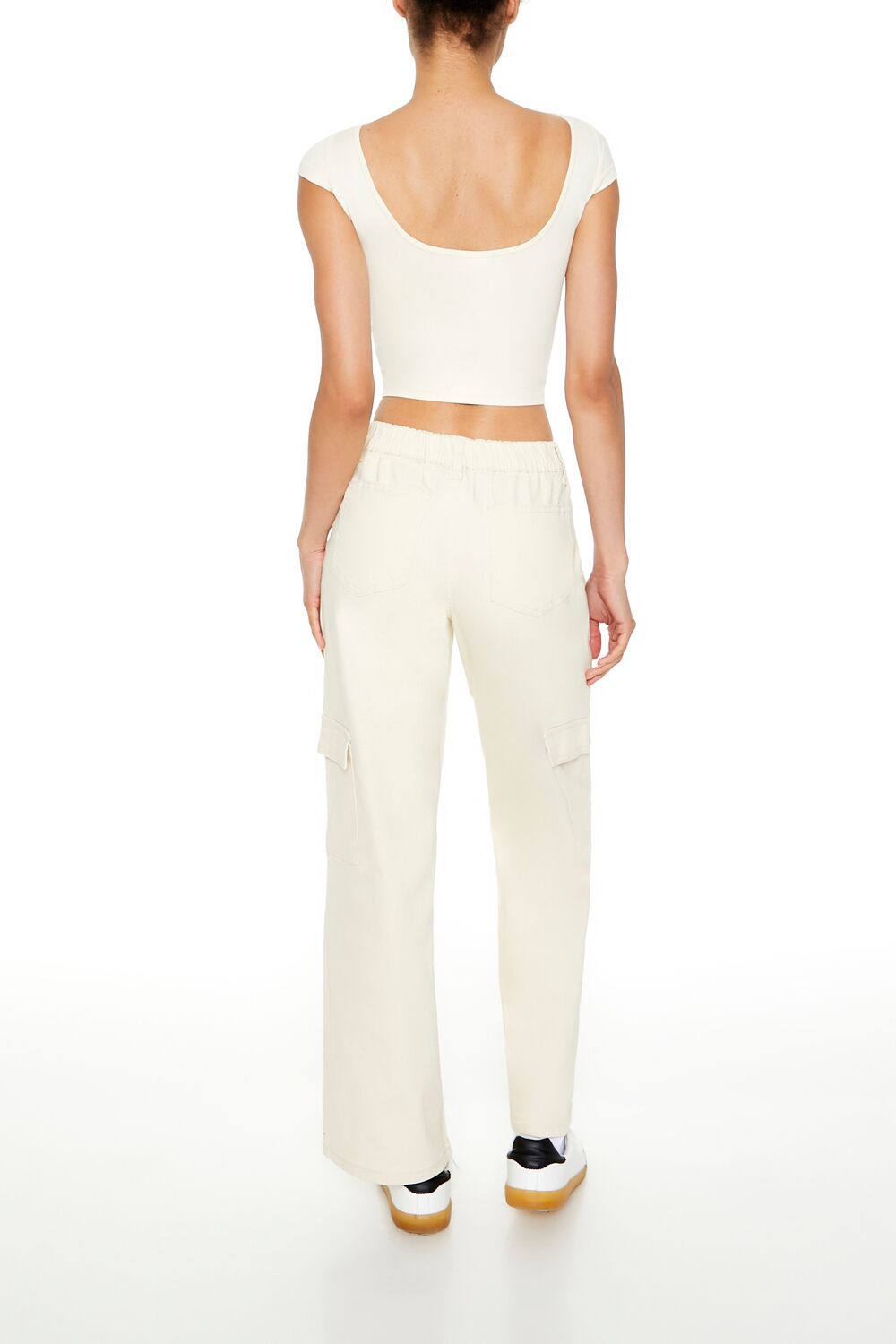 Twill Low-Rise Cargo Pants - Image 4