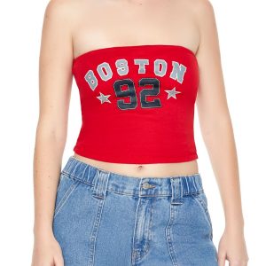 Boston Graphic Tube Top