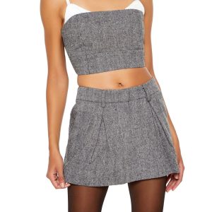 Cropped Tweed Combo Cami