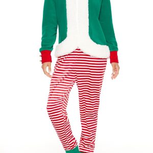 Hooded Elf Pajama Jumpsuit