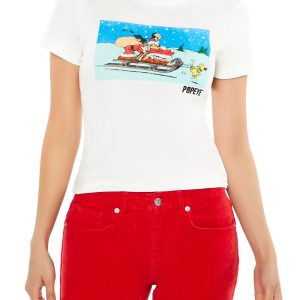 Popeye Christmas Graphic Baby Tee