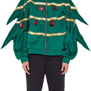 Christmas Tree Pajama Zip-Up Hoodie