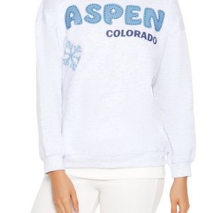 Aspen Colorado Rhinestone Pullover