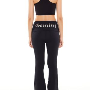Sequin Gemini Flare Leggings
