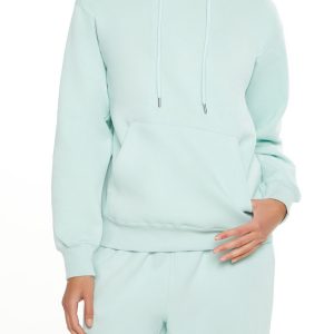 Fleece Drawstring Hoodie