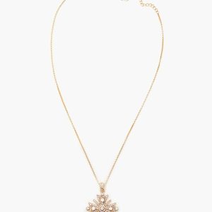 Rhinestone Cross Pendant Necklace